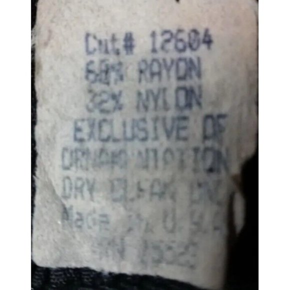 Vintage Positively Ellyn Black Lace Cocktail Prom Dress 80'Elastic Waist Sz 8 - Picture 15 of 16